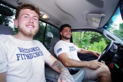 Sean Burns and Jared Holmes launched SJ Hauling and Junk Removal in April of this year. Source: Jared Holmes