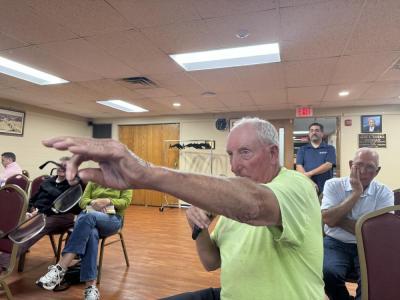 Tom Yena asks Tim Barber and Cody Haddad questions about the long range capital planning.