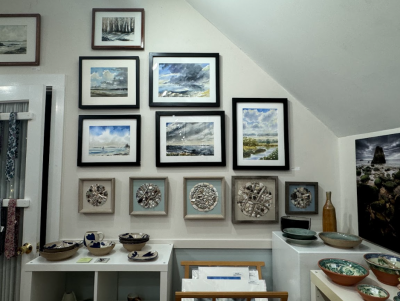 A variety of the artwork at Bridge Street Gallery. Photos by Kat Sheridan