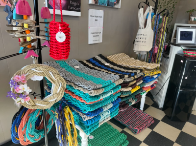 The floormats at Paige's Paracord and More. 