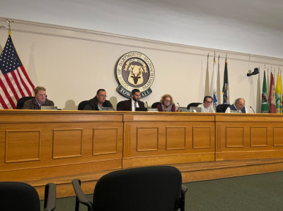 The Select Board begins their meeting on Monday, Nov. 17. Photo by Kat Sheridan