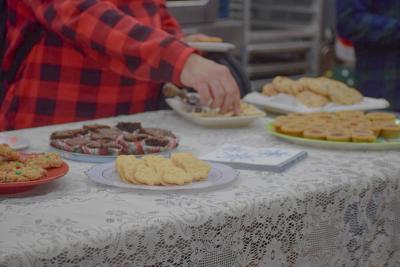 Some of the cookies available after the concert.