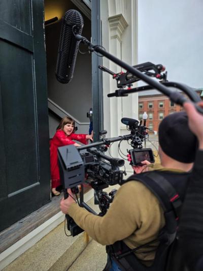 Filming a scene for Sins of the Devil. Source: Garry Medeiros