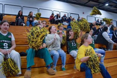 The DGAL team celebrates that the scored. Photos by Kat Sheridan