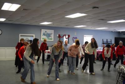 Everyone seemed to have fun dancing. 