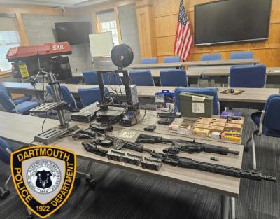 All the evidence seized by police. Source: Dartmouth Police Apartment