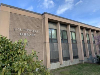 Stock photo of Southworth Library.
