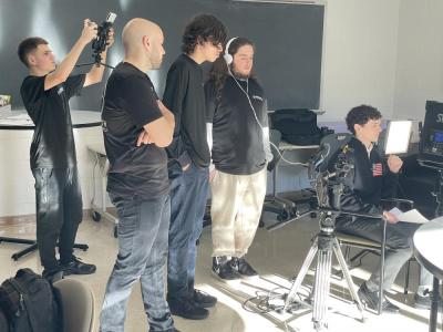 The students worked with DCTV to create the advertisement. Source: Robert Perrotti