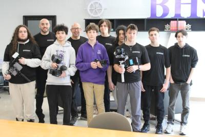 The students and DCTV workers pose together. Source: Robert Perrotti