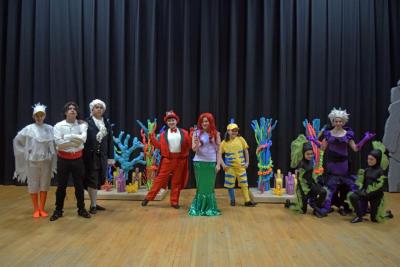 The main cast of The Little Mermaid, Jr. 