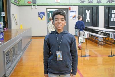 Jayden, one of the designers who won.