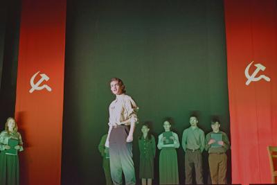 Gleb Vaganov (Gavin Bettencourt) sings. 