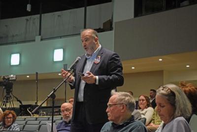 Ed Pacheco shares concerns on water. 