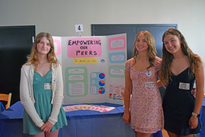 Emma Wallace, Chloe Korolnek and Kaeleen Carter created a free tutoring program. 