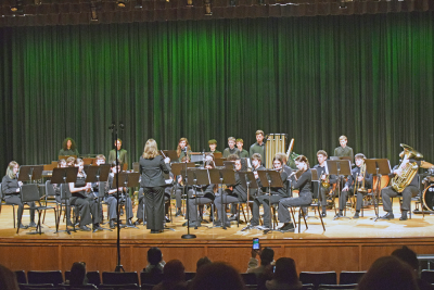 The Dartmouth band. Photos by Kat Sheridan