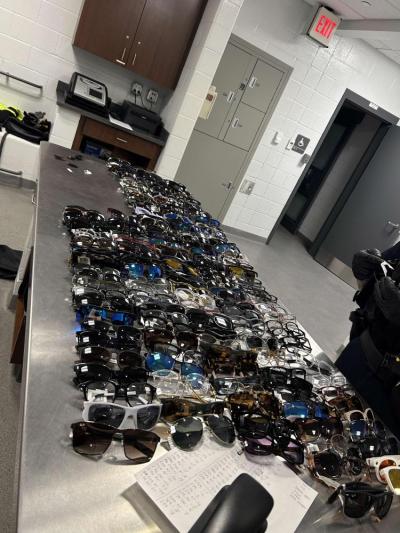 The sunglasses Kerman stole. Source: Detective Lieutenant Keith R. DaCosta