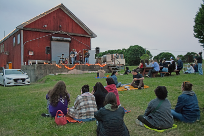 The live band Interzone performs for the crowd. Photos by Kat Sheridan