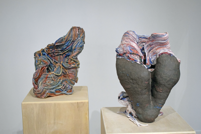 Bodily sculptures by Yaren Yildiz. 
