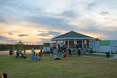 "That 80s Band" kicked off the Summer Concert Series. Photos by Kat Sheridan