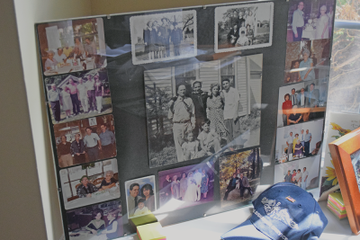 Pictures of Enos and his family growing up. Photos by Kat Sheridan