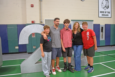 Bentlee Marcian and his family. 