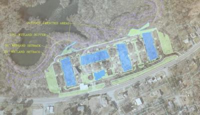 An aerial shot of the proposed design. Source: Damien Dmitruk