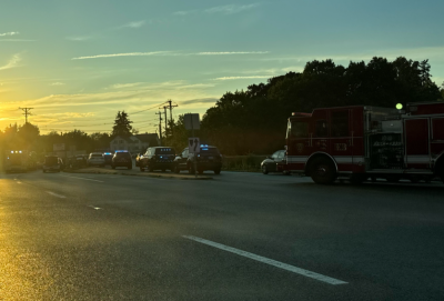 Police and EMS response. Photo by Kat Sheridan