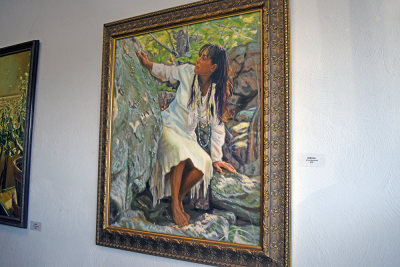 A painting of Princess Sunflower. 