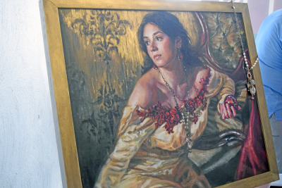 The featured painting in the show. 