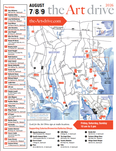 The map of the artists. Source: ArtDrive