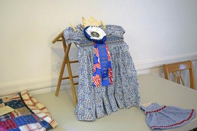 A smocked dress. 