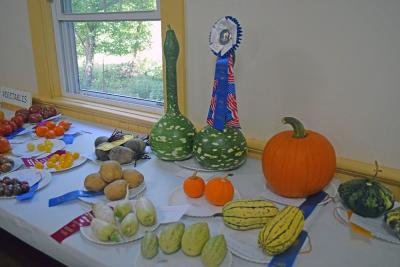 Some of the produce on display. 