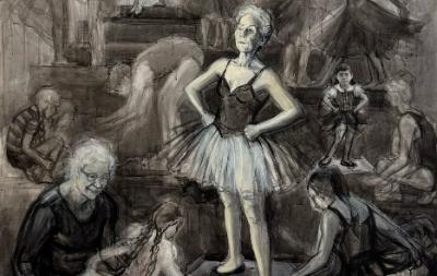 A self-portrait of Pamela Hoss. Source: Dartmouth Cultural Center