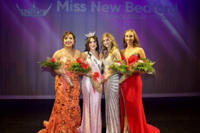 Left to right, Kieyana Fleming (2nd Runner-Up), Avery Barboza (Winner), Lillian Rankin (1st Runner-Up), Jaime St. Onge (3rd Runner-Up). Source: Ashley Bendiksen