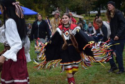 A dancer during on the performances. 