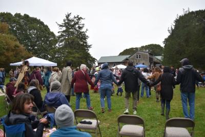 Members of the public were invited to a social dance. 