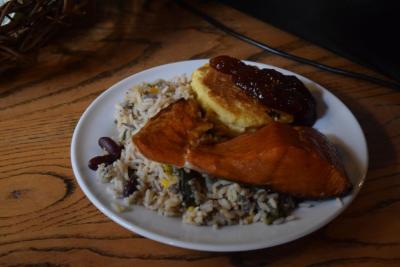 A traditionally inspired meal. 