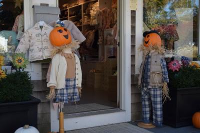 Some scarecrows were cuter, like these children ones at Folia. 