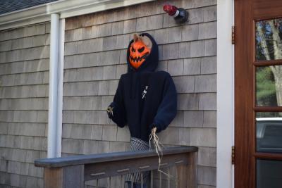 The Sail Loft scarecrow. 