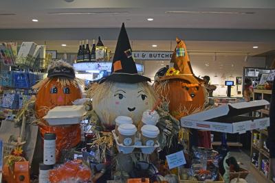 The Farm and Coast scarecrow set-up. 