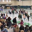 Groups got up to dance in a short break before the awards ceremony