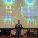 Hallie Fredette poses with her book. Source: Leslie Gamache