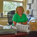 Melissa McHenry in her new office as Potter School principal. Photo by Leighah Beausoleil