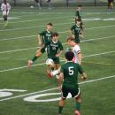 Caleb DaSilva and Caiden DeCosta go for the ball. Photos by Kat Sheridan