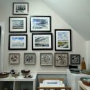 A variety of the artwork at Bridge Street Gallery. Photos by Kat Sheridan