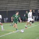 Landon Raposa chases the ball. 
