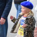 Pearl, age 4, dressed as Hellman's mayonnaise. Photo by Kat Sheridan