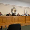 The Select Board begins their meeting on Monday, Nov. 17. Photo by Kat Sheridan