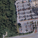 A sky view of the land between the Dartmouth Collision Center (left) and the Walmart (right). Source: Google Earth