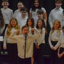 A student from the DeMello School performs a solo. Photo by Kat Sheridan